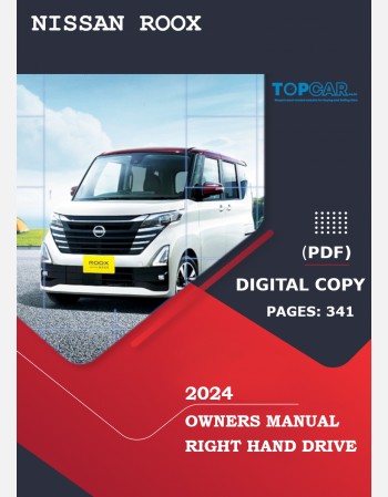 nissan roox 2024 owners manual in english